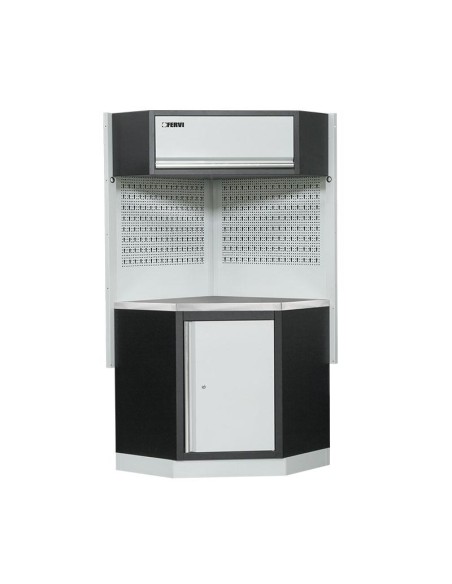 1 - Banc meuble d'atelier d'angle meuble modulable fervi a008f