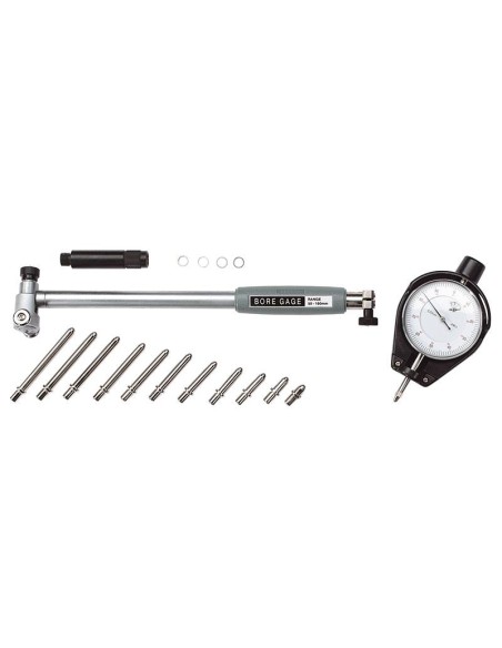 1 - Jauge d'alesage avec indicateur a cadran 250 - 450 mm Fervi a016/250/450