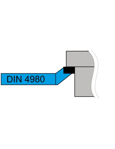 2 - Outil de tournage exterieur ISO 6 droit 20x20 mm pour tour