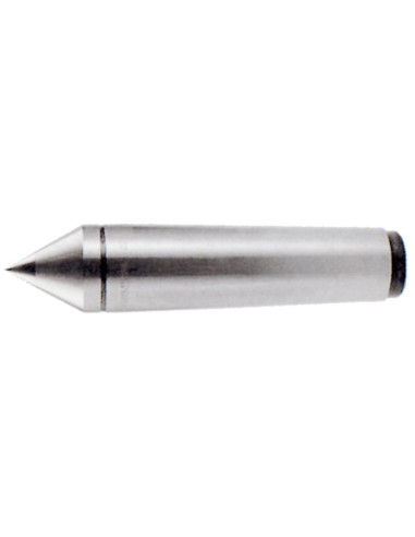 1 - Contre-pointe fixe avec pointe metallique pour tour de 5 cm