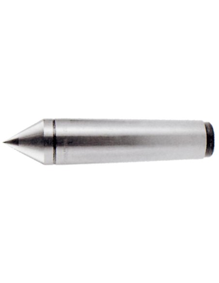 1 - Contre-pointe fixe avec pointe metallique pour tour de 5 cm