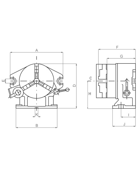 2 - Diviseur horizontal vertical avec marches pour fraiseuse