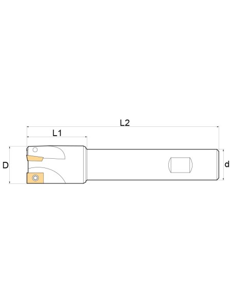 3 - Inserer un coupeur Insert cutter Fervi f300/25/16l