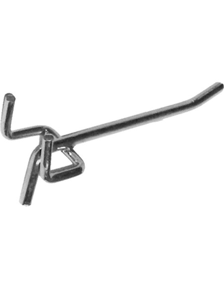 1 - Crochets serie 10 80 mm pour panneaux porte-outils