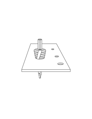 3 - Foret etage pour agrandir les trous de 6 a 39 mm