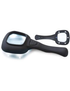 1 - Loupe en cristal de 50 mm avec led
