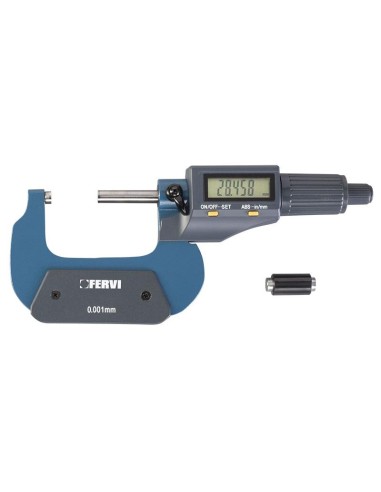 1 - Micrometre numerique electronique Electronic Digital Micrometer Fervi m021/50/75