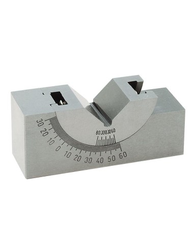 2 - Prisme inclinable de precision en acier 75 x 32 x 25 mm