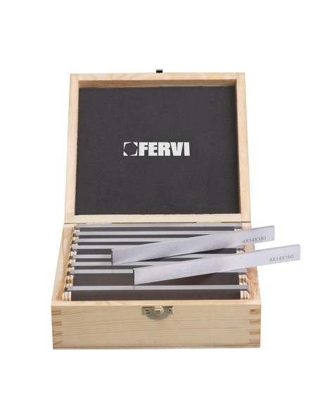 2 - Paralleles en acier serie 18 pour epaisseurs Fervi P015