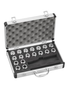 1 - Er32 jeu de 18 pinces elastiques 3-20 mm pour mandrin fraise fervi p032/18p