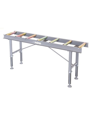 1 - Convoyeur a rouleaux reglable en hauteur 2000 x 450 mm