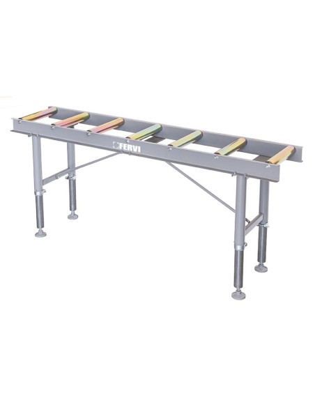 1 - Convoyeur a rouleaux reglable en hauteur 2000 x 450 mm