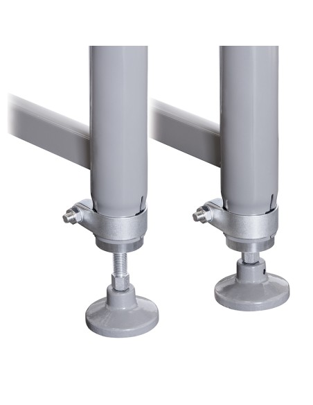 2 - Convoyeur a rouleaux reglable en hauteur 2000 x 450 mm