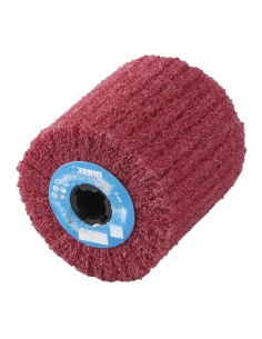 1 - Roue en toile abrasive pour satinage 100 x 100 mm grain moyen