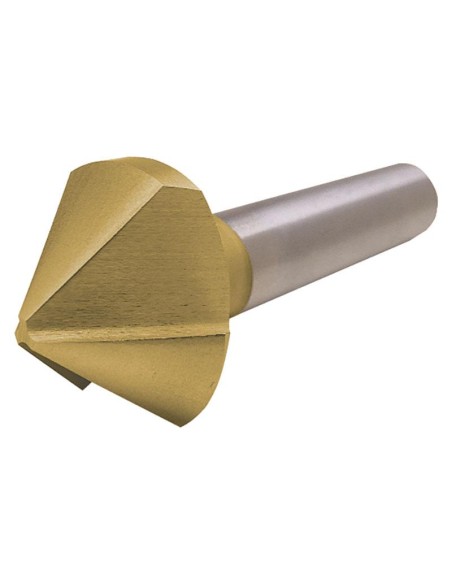 1 - Fraise conique HSS pour metal 165 mm 90 degres