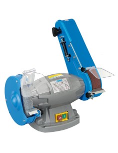 1 - Meuleuse d'etabli avec ponceuse a bande 400w