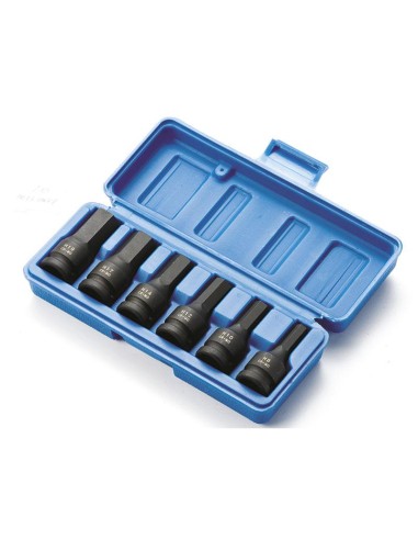 1 - Jeu de douilles hexagonales males 1/2 chocs 8 - 19 mm Fervi si413m006