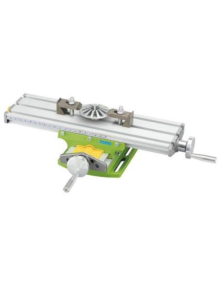 1 - Table croisee pour fraisage de l'aluminium Fervi t018/300