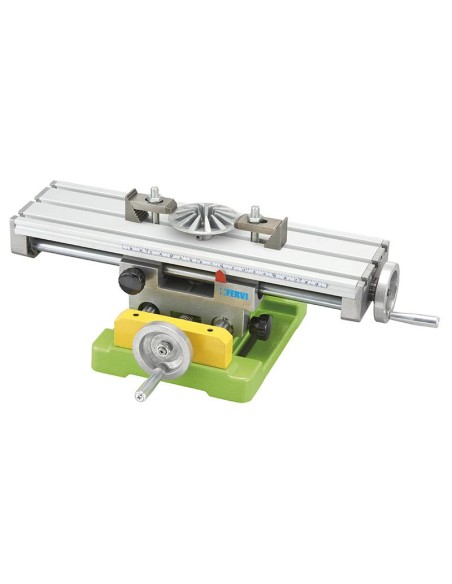 1 - Table croisee pour fraisage de l'aluminium Fervi t018/350