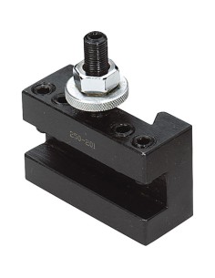 1 - Porte-outil a siege plat pour outil de tour de 14 mm Fervi t0aa/d