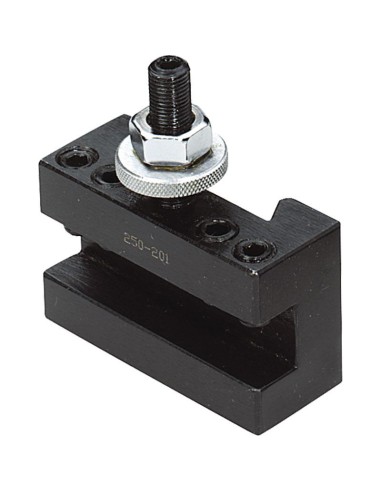 1 - Porte-outil a siege plat pour outil de tour de 20 mm Fervi t0ab/d