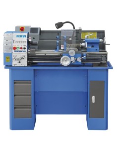 1 - Tour parallele a fer et metal monophase 230 V Fervi t750