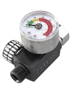 1 - Regulateur de pression 0 - 10 bar 3 mm pour outils pneumatiques Fervi th500
