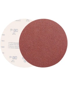 1 - Disque abrasif en corindon avec velcro 150 mm 6 trous grain 120