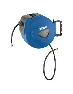 1 - Enrouleur dévidoir automatique air comprimé 15 m fervi 0378/1510