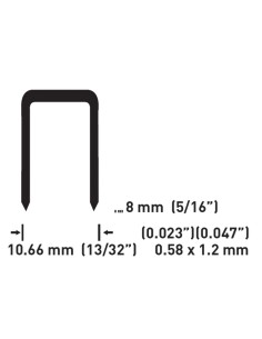 1 - Agrafes pour agrafeuse Fervi 0151