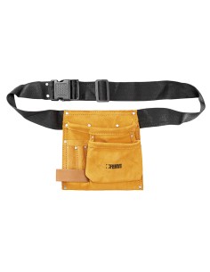 1 - Sac d'installateur menuisier en cuir avec ceinture fervi 0254