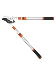 1 - Secateur a cliquet avec manche telescopique Fervi 0322