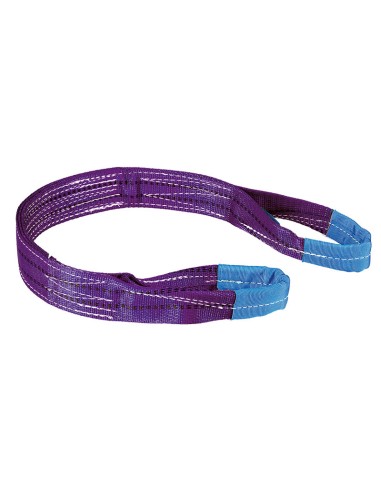 1 - Sangles plates en polyester pour levage 2 tons 1 metre fervi 2/1000