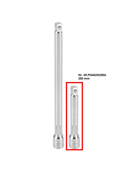 1 - Rallonge pour douille 3/4 200 mm