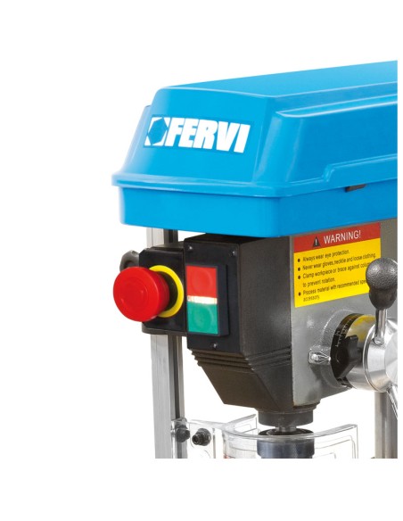 3 - Perceuse a colonne avec entrainement par courroie 375w 230v Fervi 0011