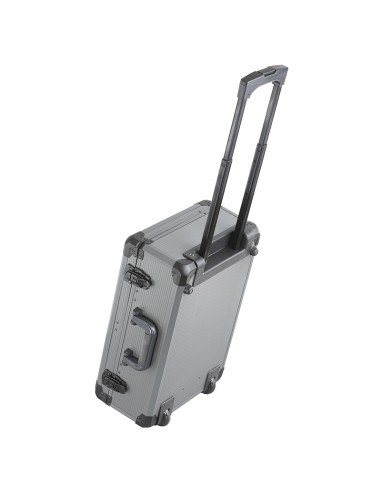 2 - Valise trolley complete avec outils cles inserts 162 pieces Fervi 0105T