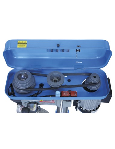 4 - Perceuse a colonne a entrainement par courroie 650w 230v Fervi 0186