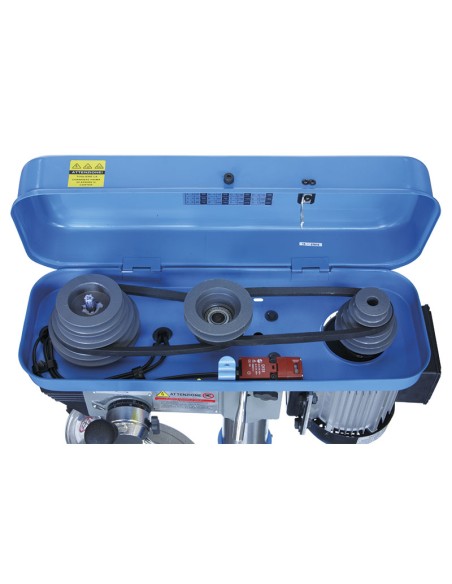 4 - Perceuse a colonne a entrainement par courroie 650w 230v Fervi 0186