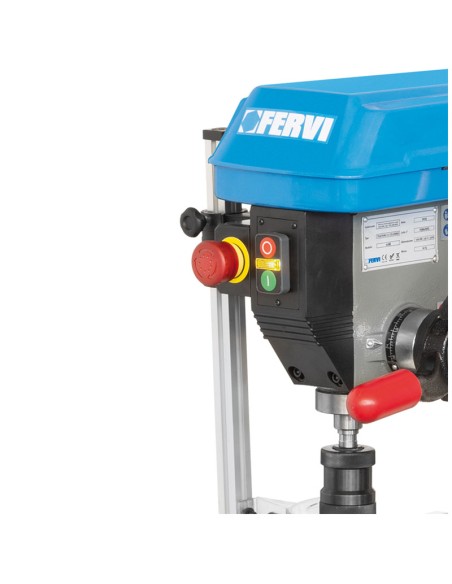 5 - Perceuse a colonne a entrainement par courroie 650w 230v Fervi 0186