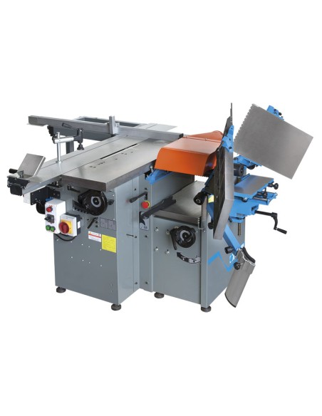 2 - Machine combinee pour le bois 8 procedes 230 v fervi 0498