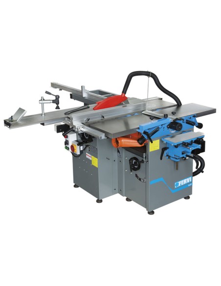 4 - Machine combinee pour le bois 8 procedes 230 v fervi 0498