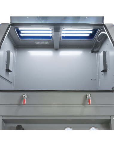 2 - Sableuse a pression avec 2 aspirateurs 230 v fervi 0605
