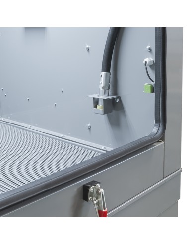 4 - Sableuse a pression avec filtre hepa et separateur de poussiere 230v fervi 0615