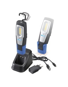 1 - Lampe led rechargeable avec base magnetique fervi 0693a