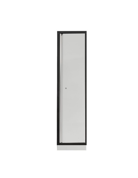1 - Armoire haute 60x45.8x200cm 3 etageres capacite 180kg pour atelier fervi a007/02