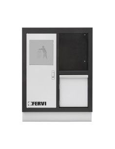 1 - Meuble bas multifonctionnel 680x458x910 mm pour ateliers Fervi a007/06