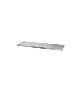 1 - Plan de travail en inox 1360x460x35mm pour meuble modulable Fervi a007/08l