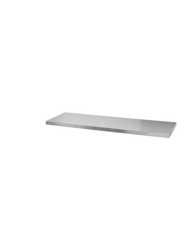 1 - Plan de travail en inox 1360x460x35mm pour meuble modulable Fervi a007/08l