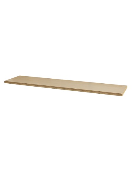 1 - Plan de travail en bois 2040x460x35 mm pour meuble modulable Fervi a007/09