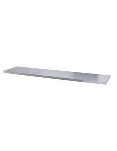 1 - Plan de travail en inox 2040x460x35mm pour meuble modulable Fervi a007/09l